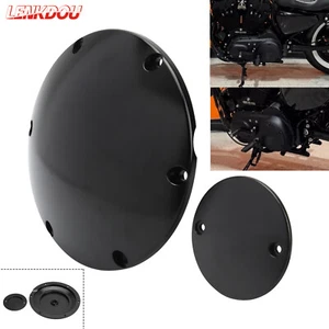 Black Derby Timing Timer Cover For Harley Sportster 1200 883 XL Custom 2004-2022 - Picture 1 of 8