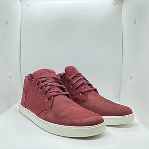 Timberland Men’s Canvas/Suede Chukka Boot Sneaker, Burgundy, A1SG1, Size 12 - Picture 1 of 15