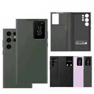 Do Samsung Galaxy S23 Ultra / S23 Plus / S23 / S23 FE Case View Smart Chip Flip Cover - Zdjęcie 1 z 18