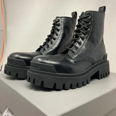Botines de combate Balenciaga Strike de nailon L20 negros talla 39/US para mujer 8,5 Foto 1 de 4