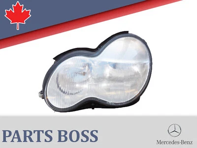 Faro halógeno lado izquierdo mercedes c230 c240 c320 2001-2005 oem Foto 1 de 4