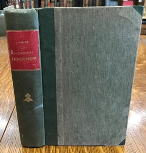 1931 Grand Dictionnaire Français-Breton-François Vallée - Picture 1 of 12