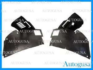 NEW FRONT L+R BMW E39 95-00 INNER WHEEL ARCH COVER LINER SPLASH GUARD FENDER - Picture 1 of 8
