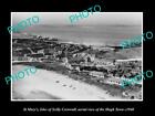 Old 8X6 Historic Photo St Marys Isles Of Scilly Cornwall Hugh Town C1940 2