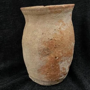 Antique Very Od Vase Decor Handmade Unfired Clay Earthenware Pottery Apparently - Picture 1 of 4