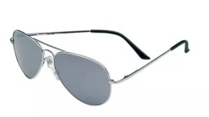 Foster Grant Sunglasses Aviators Pilot Mens Womens Silver UV400 Not Polarised - Picture 1 of 2