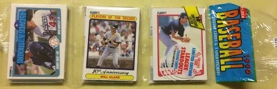 1990 Fleer Pack Bobby Rose Mike Hartley Will Clark Players Decade Wally Backman - Image 1 of 4
