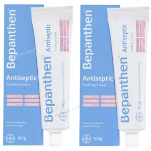 2x Bepanthen Antiseptic Soothing Cream 100gram | FAST FREE SHIPPING NEW AU - Picture 1 of 7