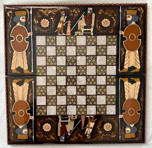 sehr schönes Backgammon, Luxus Perser Khatam Backgammon HANDARBEIT Holz - Bild 1 von 6