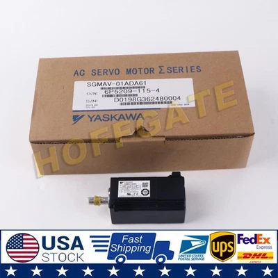 NEW Yaskawa SGMAV-01ADA61 Servo Motor SGMAV01ADA61 IN BOX - Image 1 of 3