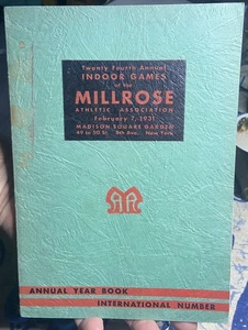 Feb.1931 MILLROSE Athletic Association Track & Field Games @ MSG Yearbook - Bild 1 von 9