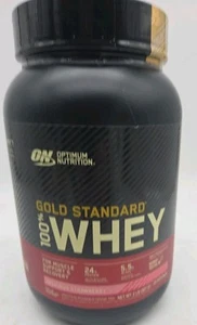 Optimum Nutrition Protein Powder Delicious Strawberry 2 LB (EXP 06/27/2026 - Picture 1 of 2