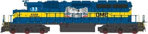 INTERMOUNTAIN N GAUGE SD40-2 DM&E  W/ESU SOUND DECODER #6359  PN 69383S01 - Picture 1 of 1