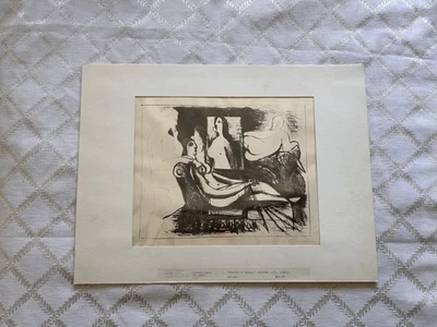 毕加索原版平版画 Peintre Et Modèle 1969 Ferdinand Roten 画廊  — 第 1/4 张图片