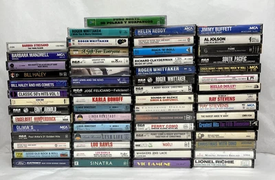 Huge Lot of 60 Cassette Tapes Rock Pop Soundtracks & More 80s / 90s - Image 1 of 4
