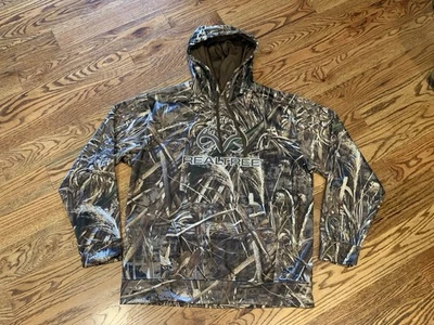 Sudadera con Capucha Realtree Max5 Camuflada Para Hombre Grande Verde Bosque Caza Exterior Bolsillo Foto 1 de 4