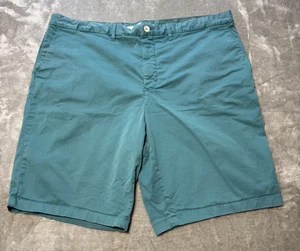 Robert Graham Men’s Shorts 42 Teal Green Coastal Chino Golf Casual Summer - Picture 1 of 10