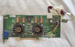 3dfx voodoo5 5500 AGP2x, video card,Grafikkarte,64mb 128bit - Picture 1 of 16
