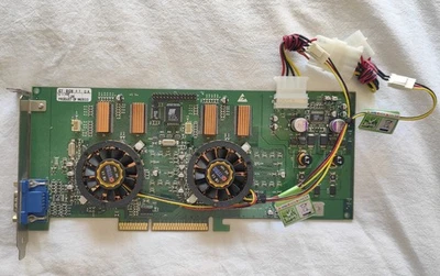 3dfx voodoo5 5500 AGP2x, video card,Grafikkarte,64mb 128bit - Image 1 of 4