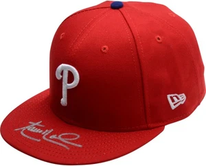 Aaron Nola Philadelphia Phillies Signed New Era Cap - Fanatics - Picture 1 of 5