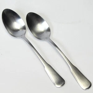 Oneida Yorktown SSS Teaspoons 6" Satin Stainless Lot of 2 - Picture 1 of 6