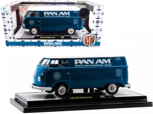 1/24 M2 Machines PAN AM 1960 Volkswagen Delivery Van Turquoise Blue 40300-90 B - Picture 1 of 2