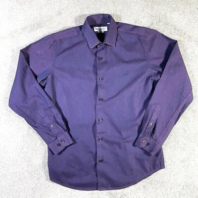 Camisa de vestir Versace 19-69 para hombre 15,5 púrpura Abbigliamento deportiva con botones Foto 1 de 4