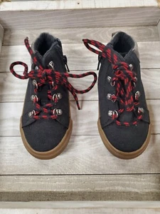 Old Navy Toddler Boys Black High Top Shoes Size 5 - Picture 1 of 4