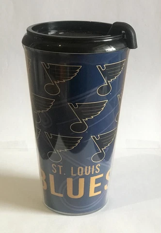 (HCW) St. Lous Blues 16oz New Infinity NHL Tumbler - Tight Seal Lid Cover