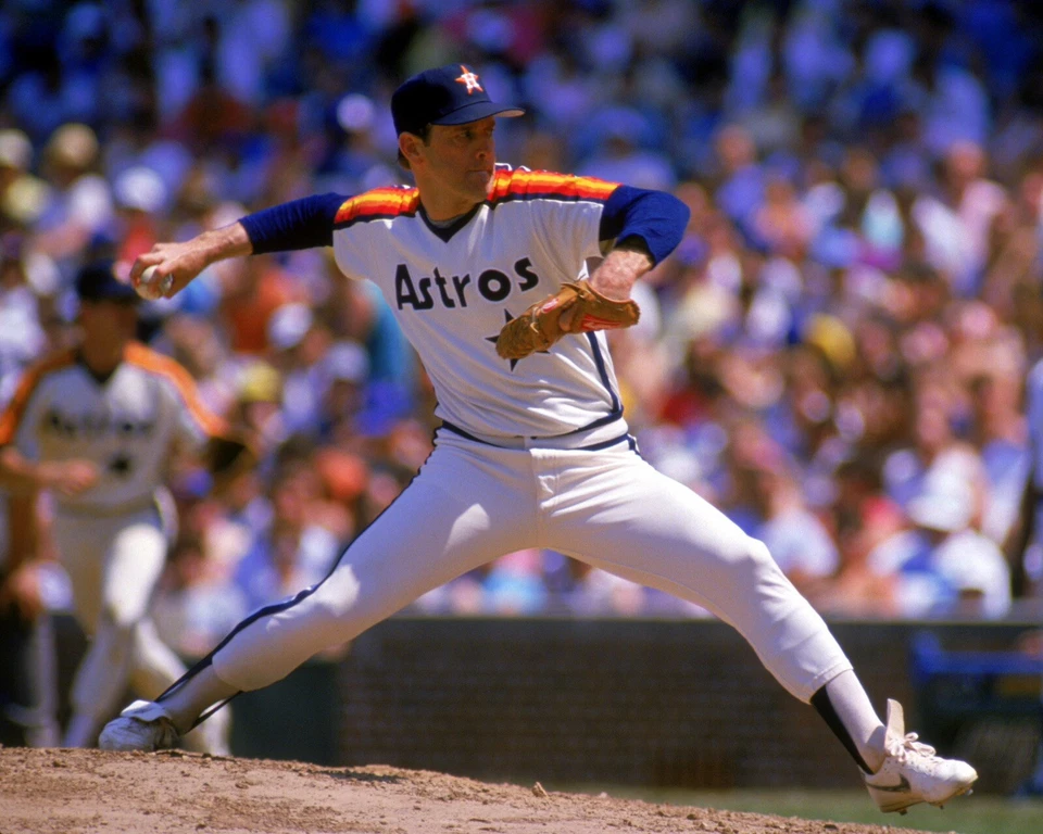 8x10 Photo NOLAN RYAN Houston Astros Texas Rangers HOF Strikeout No Hitter - Image 1 of 1