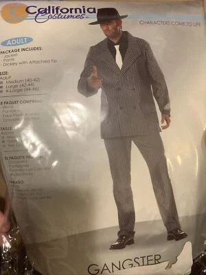 California Disfraces Hombre Gángster Disfraz Grande  Foto 1 de 2