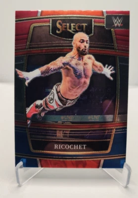 2022 Panini Select WWE Concourse Red and Blue #26 Ricochet wrestling card - Image 1 of 2
