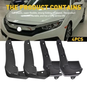 For 2016-20 Honda Civic Sedan Mud Flaps Splash Wheel Guards Car Fender Mudguard - Picture 1 of 12