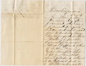 Postal History Letter, West Independence, Ohio, AUG 27th, no year date, 3 Pages - Picture 1 of 1