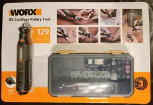 WORX WX106L 8V CORDLESS ROTARY TOOL USB TYPE-C+129 PC. ACCESSORY KIT New - Picture 1 of 3