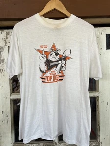 Vintage Cleveland Browns top dog t-shirt 80s nfl vtg retro - Picture 1 of 8