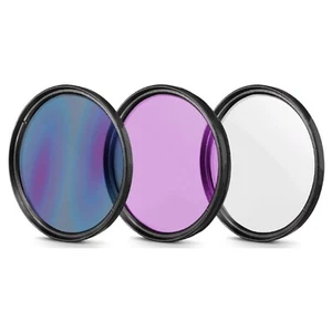 General Brand ZE-FLK52 Multi-Coated 3 Piece Glass Filter Kit (UV-CPL-FLD) - 52mm - Picture 1 of 7