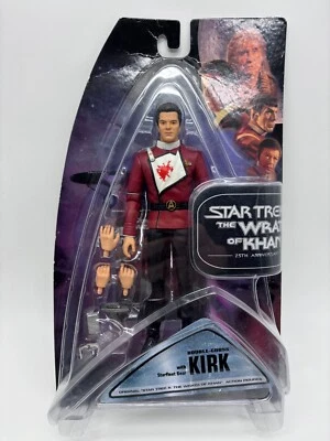 Figura de acción Star Trek Wrath of Khan Double Cross Capitán Kirk, Art Asylum 2003 Foto 1 de 3