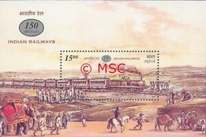 2002 INDIAN RAILWAYS  Miniature Sheet MNH
