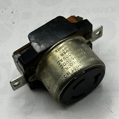 Arrow Hart 3770 Receptacle  50A 250VDC 50A 600VAC NOT GROUNDED - Image 1 of 4
