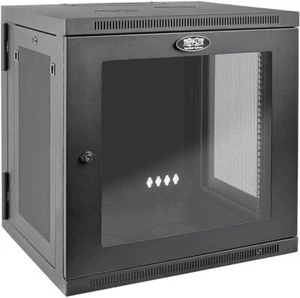 Tripp Lite Wall Mount SR12UB Server Rack Enclosure with Acrylic Glass Door - Picture 1 of 8