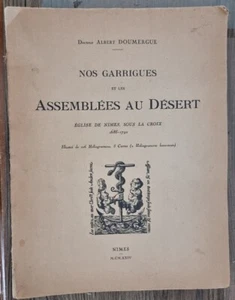 Nos garrigues et les assemblées au Désert. Eglise de Nimes (A.Doumergue) 1924 - Imagen 1 de 16