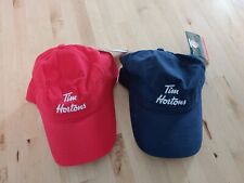 Lot of 2 New with Tags Tim Horton's Baseball Caps - Trucker style vintage