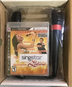 SingStar Latino - bundle--sealed (mics & converter) ps3 (missing outer box) - Picture 1 of 3