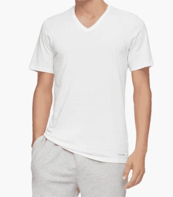 Calvin Klein Men's Cotton Classic Slim Fit Undershirts White Color Size XL 1735 - Image 1 of 3