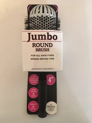 Cepillo térmico iónico Jumbo, 4,0 pulgadas redondo KareCo. Estilista profesional Foto 1 de 4