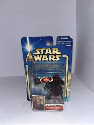 2002 孩之宝星球大战幻影威胁达斯·摩尔·西斯训练可动人偶 — 第 1/4 张图片