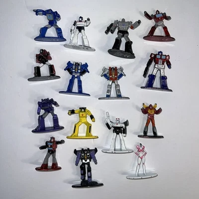 Transformers Miniature Wave 3 Diecast Figures Nano Metalfigs Toys Set of 15 Foto 1 de 4