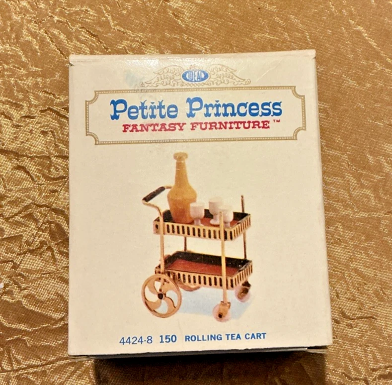 Ideal Petite Princess Dollhouse Furniture 4433-9 100 Salon Coffe Table Set S05