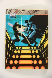 Star Wars Galaxy 1994 Trading Card #154 The Duel Begins Artwork ENG L019592 - Picture 1 of 2